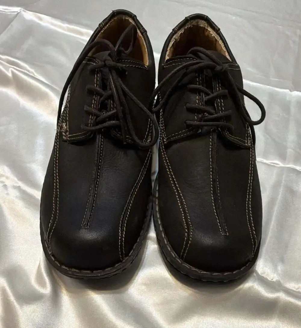 Dockers ProStyle Men's Brown Leather Lace-Up Oxford Dress Shoes Size 8M 90-28908